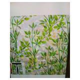 Window Privacy Film with Cutting Grid Leaf Rainbow 17.5 x 78.7in