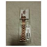 Iiteeology Lightweight Stainless Steel Band Designed for Apple Watch Series 1-11, 42mm, 41mm, 40mm, 38mm, SE2&SE3, Replacement iWatch Bands for Women, Rose Gold