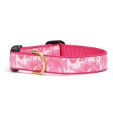 Up Country Pink Camo Dog Collar, 5/8 inch Width, Medium (12 to 18 inches)