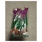 Makeup Brushes Set, Stocking Stuffers for Teen Girls Kids Women, Foundation Eyebrow Blush Brushes, Easter Basket Stuffers Essentials, Christmas Gifts for Grandkids Teens Girls Accessories Stuff 11 pcs