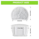 xbbwmrs 15 Count Replacement Carbon Filters Compatible with PetSafe Drinkwell Filters, Pet Water Fountain Replacement Cartridges for Dog and Cat Fountain.