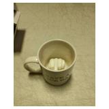 Have a Nice Day Coffee Mug with 3D Finger on the bottom Funny Coffee Mug for Men and Women Novelty Coffee Mug White Elephant Gift Gag Gift for Valentine Day Birthday Christmas New Year (White)