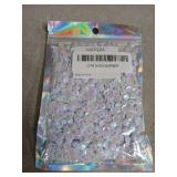 4500Pcs 6mm Loose Sequins Bulk Cup, Paillettes Glitter Round Embroidery Craft Sequins Spangles for Sewing Dress Bags Clothing Wedding Christmas Jewelry Making Crafts Decorations(01 AB White)