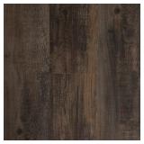 Style Selections 6-in x 36-in Antique Woodland Oak/Drk Brown Peel-And-Stick Rustic Residential Vinyl Plank, 60 Sq Ft