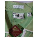 APPEARS NEW - Port Authority and Outer Banks Polo Shirts, Navy & Lime Green. (Size 3XL) 2 Pack