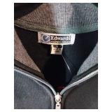 APPEARS NEW - Edwards Andrew Rohan Black Quarter-Zip Vest,  Size Large
