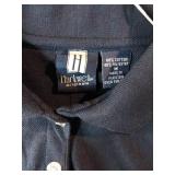 APPEARS NEW - Extreme and Hartwell Brand Ladies Polo Shirts, Khaki & Navy/Red (Size Medium) 2 Pack