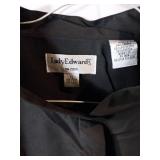 APPEARS NEW - Harrington & Lady Edwards Navy Blue and Black Button-Down Shirts (Size XL) 2 Pack