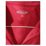 APPEARS NEW - Edwards & Blue Generation Ladies Polo Shirts Set, Red & Blue (Size Large) 2 Pack