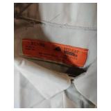 APPEARS NEW - RedKap Button-Down Shirts, Longsleeve Khaki and Navy Short Sleeve (Size XL) 2 Pack