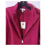 APPEARS NEW - Red House Full Zip Mock Neck Jacket (Size Large)