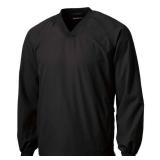 APPEARS NEW - Sport-Tek Black Pullover Windbreaker Jacket (Size Large)
