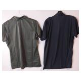 APPEARS NEW - Sport-Tek and Tru-Spec Performance Ladies Polo Shirts, Grey & Navy (Size Large) 2 Pack