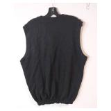 APPEARS NEW - Edwards V-Neck Black Sweater Vest (Size 3XL)