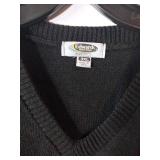 APPEARS NEW - Edwards V-Neck Black Sweater Vest (Size 3XL)