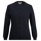 APPEARS NEW - Edwards Black and Navy Button-Up Cardigan Sweaters (Size Medium) 2 Pack