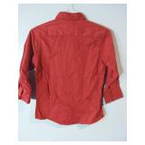 APPEARS NEW - Port Authority Ladies Red Button-Down Shirt (Size Small)