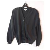 APPEARS NEW - Edwards Black Cardigan Sweater (Size Large)
