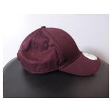 APPEARS NEW - New Era Burgundy Baseball Cap, Adjustable with Velcro Strap