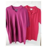 APPEARS NEW - Blue Generation - Magenta & Port Company - Red Polo Shirt Set (Size 3XL)