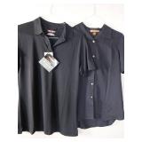 APPEARS NEW - Tru-Spec and Harriton Navy Blue Polo Shirt Set (Size Medium)