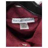 APPEARS NEW - Port Authority Red Polo Shirts Set (Size Large)