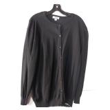 APPEARS NEW - Edwards Black Button-Up Cardigan Sweater (Size 3XL)