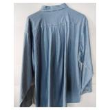APPEARS NEW - Port Authority Ladies Denim Shirt (Size 3XL)