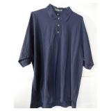 APPEARS NEW - Navy Blue Cotton Polo Shirt (Size 2XL)
