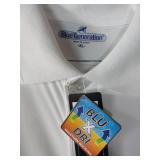 Blue Generation White Polo Shirt (Size XL)
