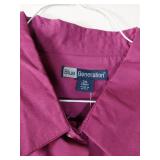 Blue Generation Ladies Button Down Shirt (Size 2XL)