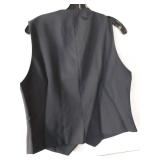 APPEARS NEW - Edwards Signature Black Formal Vest (Size Medium)