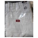FACTORY SEALED - Dickies Painters Utility Pants  White  - Size 36W 32L