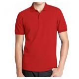 APPEARS NEW - Superior Style Workwear Polo Shirts, Red (Size 3XL) 3 Pack