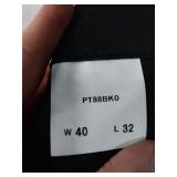 APPEARS NEW - Red Kap Black Cargo Work Pants (Size 40x32)