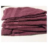 MAGNA PLUS Burgundy Bleach & Chemical Resistant Towel Set of 6  - Retail: $60