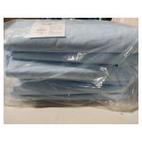 APPEARS NEW - Thomaston Mills No Iron Percale Fitted Sheets (54x80x9) Set of 6   - Retail: $85