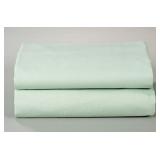 FACTORY SEALED - Thomaston Mills T-180 No Iron Percale Fitted Sheets Seafoam - (39x80x9)  - Retail: $85