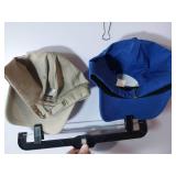 APPEARS NEW - Plain Baseball Cap Set - Khaki and Royal Blue