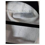 APPEARS NEW - American Dawn White Plush Bathrobe