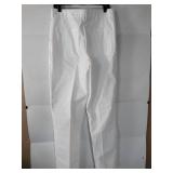 APPEARS NEW - PST White Professional Work Pants Style 407 (Size 32/32)