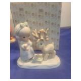 Precious Moments Merry Christmas Deer Figurine in box