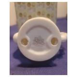 Precious Moments White Teapot Figurine in box
