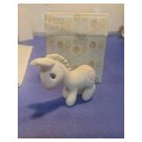 1980 Enesco Precious Moments Donkey Ornament E-5621