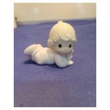 1983 Precious Moments White Porcelain Baby Figurine