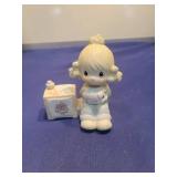 1983 Precious Moments White Porcelain Figurine E-0404