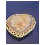 1992 Precious Moments Heart Trinket Box