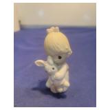 Precious Moments Figurine - Child with Bunny