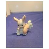 Precious Moments White Bunny Figurine