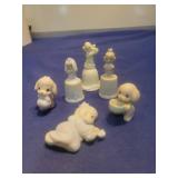 Precious Moments White Porcelain Bell Collection